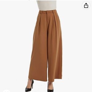 Wide leg dress pant